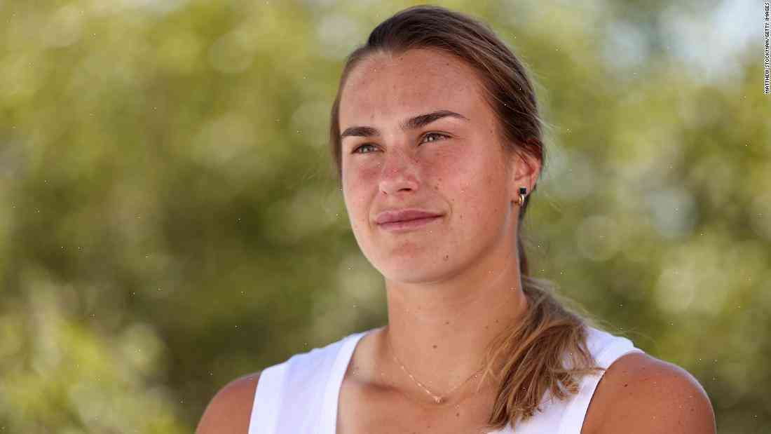 Eastbourne withdrawal affected Aryna Sabalenka by 'small amount'